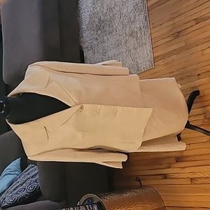 Beige Le Suit Skirt Set